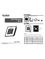 Yealink DECT RT10 User Manual preview