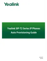 Yealink SIP-T23 Provisioning Manual preview