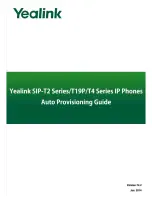 Yealink T19P User Manual preview