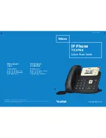 Yealink Telkom T21P E2 Quick Start Manual preview