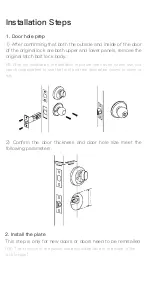 Preview for 3 page of YEEUU S1 Smart Lock Quick Start Manual