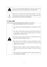 Preview for 18 page of YEONHWA M TECH XP-100D User Manual