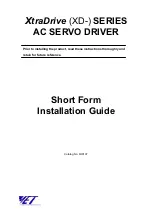 YET XtraDrive XD Series Short Form Installation Manual preview