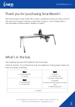 Preview for 4 page of Yeti SMARTBENCH V1.1 Quick Start Manual