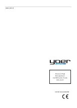 Preview for 20 page of Yoer CD01B Manual