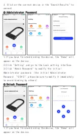 Preview for 5 page of Yolin Smart Password U-Lock User Manual