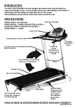 Preview for 5 page of York Fitness T535i Instruction Manual