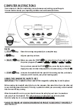 Preview for 18 page of York Fitness T535i Instruction Manual