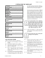 Preview for 5 page of York YCAS0250-0440 60 HZ Start-Up Checklist