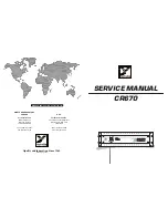 Preview for 1 page of YORKVILLE CR670 Service Manual