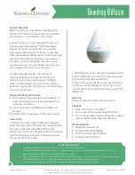 Young Living Dewdrop Diffuser Manual preview