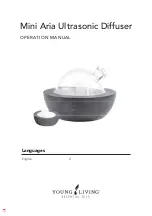 Young Living Mini Aria Operation Manual preview