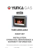 Yunca Gas entis Installation & Operation Manual preview