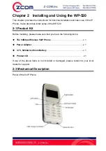 Preview for 8 page of Z-Com WP-520 User Manual