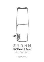 Zaahn UV Clean & Pure User Manual preview