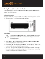 Preview for 4 page of ZaapTV HD709N Instruction Manual