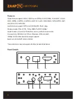 Preview for 8 page of ZaapTV HD709N Instruction Manual