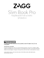 Preview for 17 page of Zagg Slim Book Pro Instructions Manual