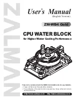 Preview for 1 page of ZALMAN ZM-WB4 GOLD User Manual