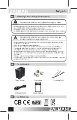 Preview for 2 page of ZALMAN ZM400-GV User Manual