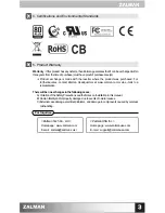 Preview for 4 page of ZALMAN ZM500-RS User Manual