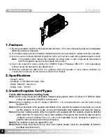 Preview for 2 page of ZALMAN ZM80C Manual