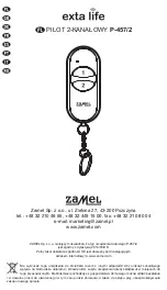 Zamel exta life P-457/2 Manual preview