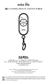 Preview for 6 page of Zamel exta life P-457/2 Manual