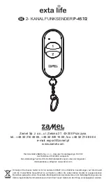 Preview for 11 page of Zamel exta life P-457/2 Manual