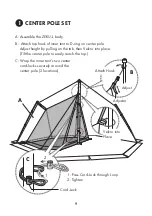 Preview for 9 page of ZANE ARTS ZEKU-L INNER TENT Manual