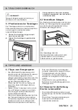 Preview for 23 page of ZANKER KXAK82FR User Manual