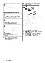 Preview for 28 page of ZANKER KXAK82FR User Manual