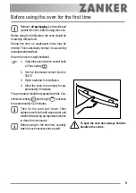 Preview for 9 page of ZANKER ZKB 7614 User Manual