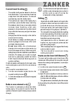 Preview for 11 page of ZANKER ZKB 7614 User Manual