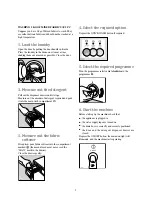 Preview for 9 page of Zanussi Electrolux F1003W Instruction Booklet