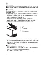 Preview for 2 page of Zanussi Electrolux U32086 ZFC 622 WA User Manual