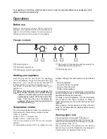 Preview for 4 page of Zanussi Electrolux ZEF 90 W Instruction Booklet