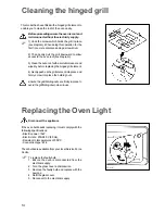 Preview for 14 page of Zanussi BUILT IN OVEN ZBF 360 Instruction Booklet