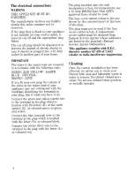 Preview for 4 page of Zanussi DV 67 Instructions For The Use And Care