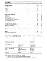 Preview for 2 page of Zanussi FL1282 Instruction Booklet