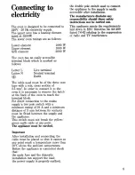 Preview for 7 page of Zanussi FM 15 Use And Care Instructions Manual