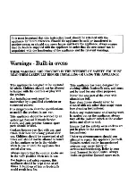 Preview for 2 page of Zanussi FM 5232 Instructions For The Use And Care