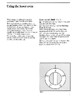 Preview for 9 page of Zanussi FM 5232 Instructions For The Use And Care