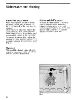 Preview for 12 page of Zanussi FM 5232 Instructions For The Use And Care