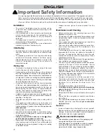 Preview for 2 page of Zanussi Gas and mixed fuel cookers Instruction Booklet