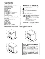 Preview for 3 page of Zanussi Gas and mixed fuel cookers Instruction Booklet