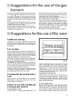 Preview for 9 page of Zanussi Gas and mixed fuel cookers Instruction Booklet