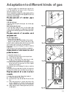 Preview for 15 page of Zanussi Gas and mixed fuel cookers Instruction Booklet