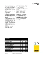 Preview for 2 page of Zanussi RE4142FF Technical Data