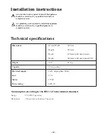 Preview for 14 page of Zanussi TCS 65W Instruction Booklet